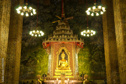 Buddha image in Buddhist church