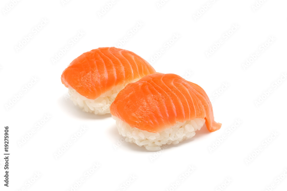 salmon sushi, japanese daily food