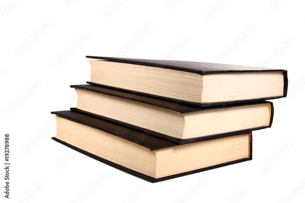 stack of books isolated on white background stack of books isolated on white background