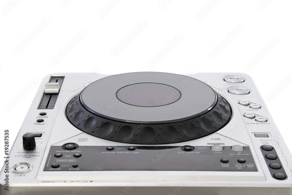 Fototapeta premium dj mixer isolated on white