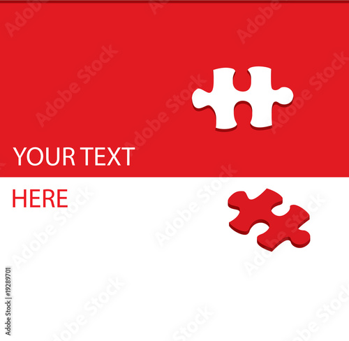Puzzle background vector concept