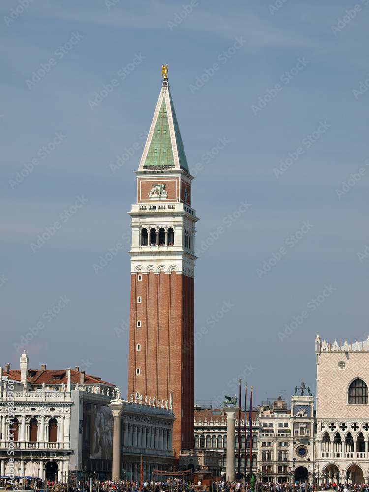Venice - view of Piazzetta, San Marco and The Doge's Palace