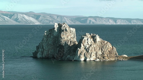Olkhon island on Baikal lake. Cape Burhan