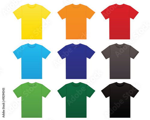t shirt in different colors