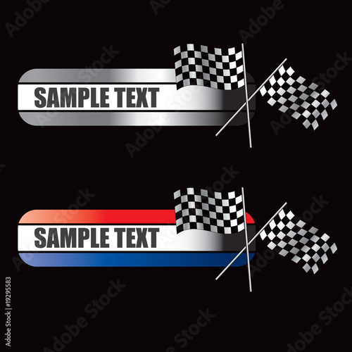 checkered flags specialized banners