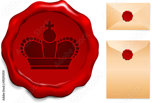 Crown on Wax Seal