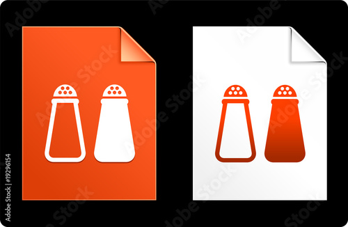 Salt and Papper on Paper Set