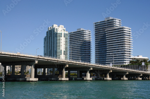 Downtown Miami and the Biscayne Bay Bridge