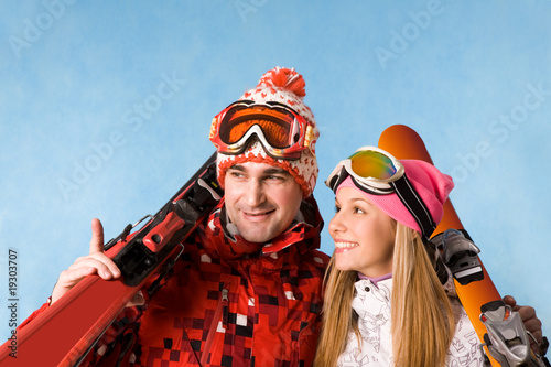 Sporty couple