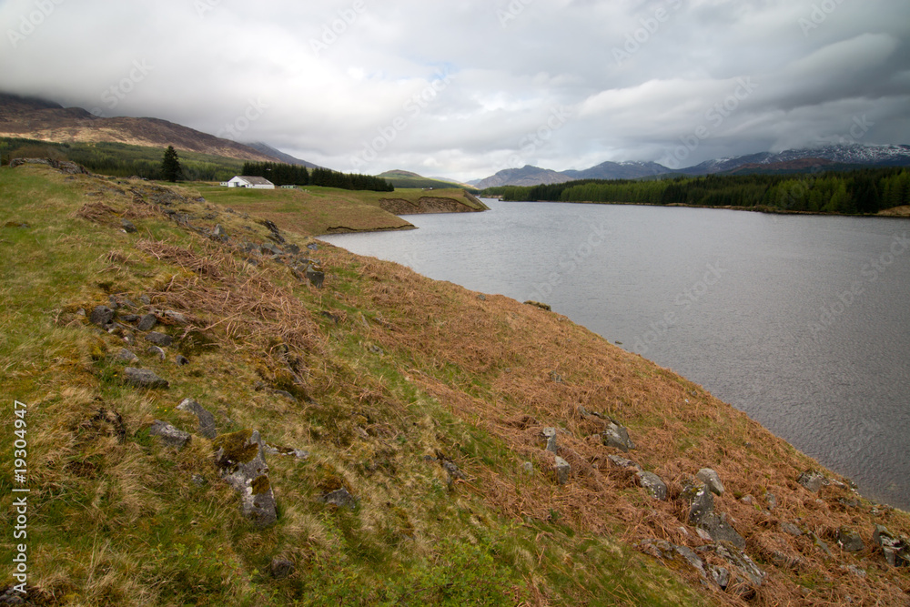 Fototapeta premium A photography of a scottish landscape