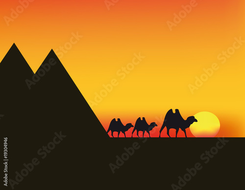 Sunset in Egypt