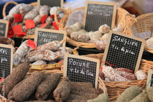 Saucissons du marché