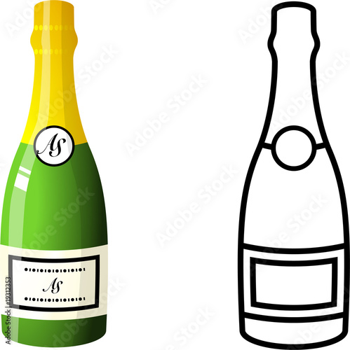 Champagne Bottle