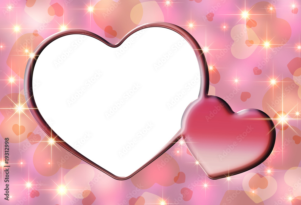 ハートのフレーム