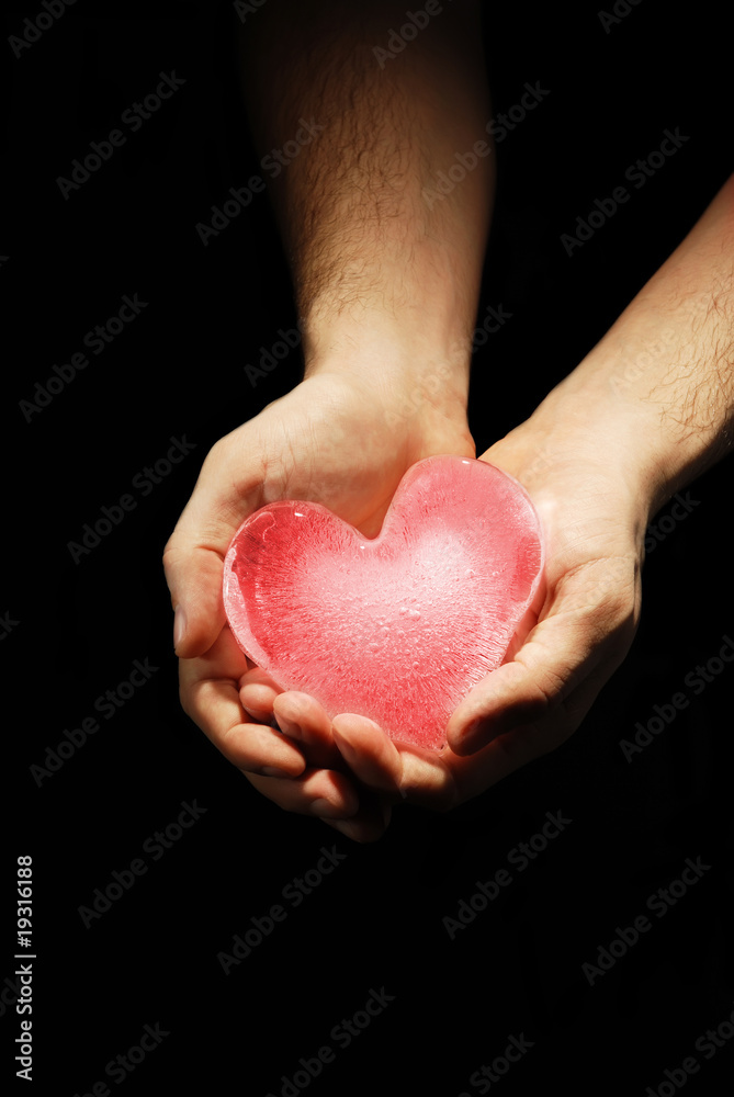 Fototapeta premium Ice heart