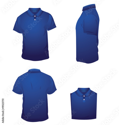 blue polo t shirt