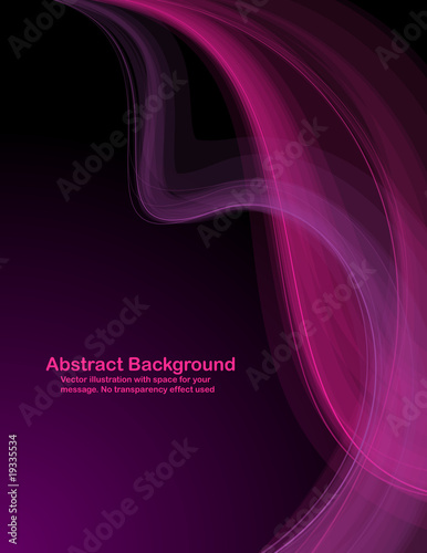 Abstract  pink and purple transparent waves