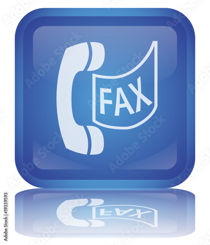 Bouton FAX (Facsimile Télécopie Télécopieur Contact Web Vecteur)