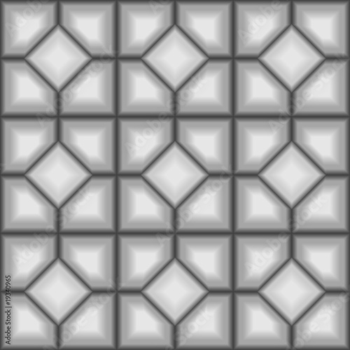 Seamless 3d vector pattern with tiles