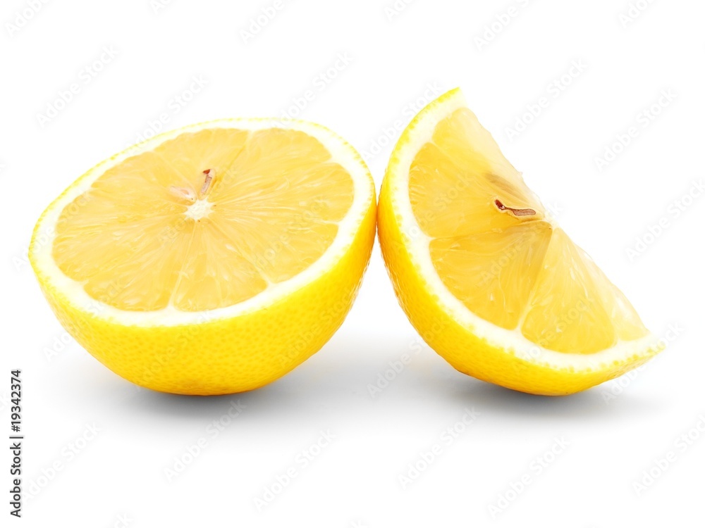 lemons isolated over white.. lemons isolated over white..