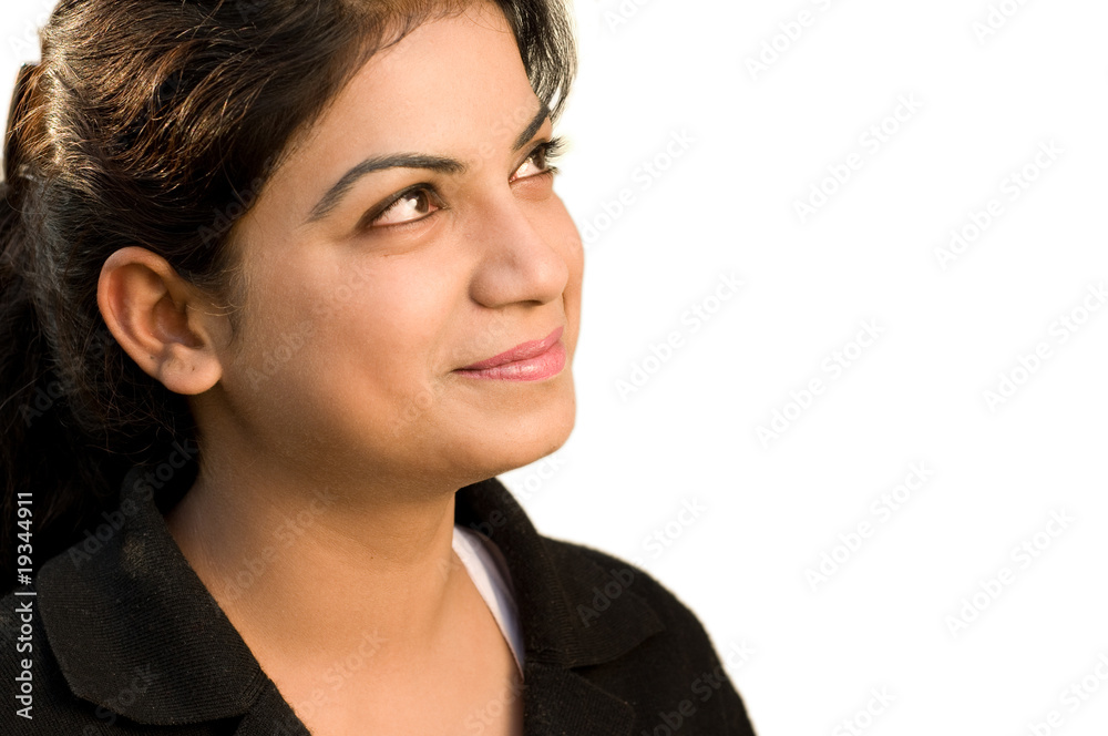 Business women is happy about her bright future Business women is happy about her bright future