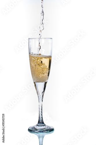 Glass of champange