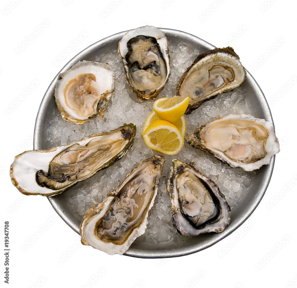 Fresh raw oysters Fresh raw oysters