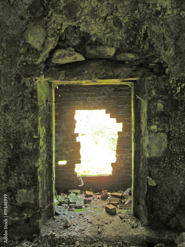 old  mill door interior