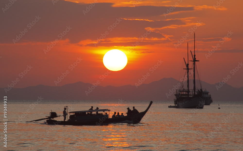 Long tail boat in Thailand