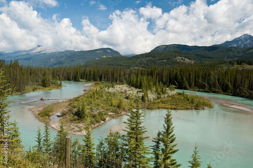 Bow River near Banff, Alberta, Canada