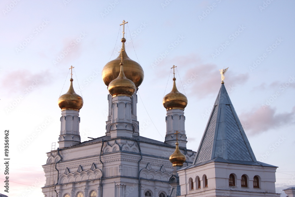 Dome of Holy Trinity Church in the city of Perm