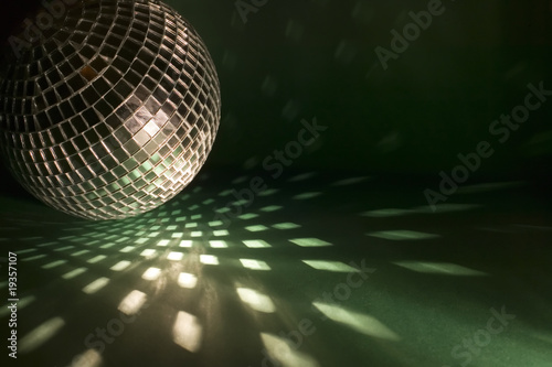 Disco ball with lights