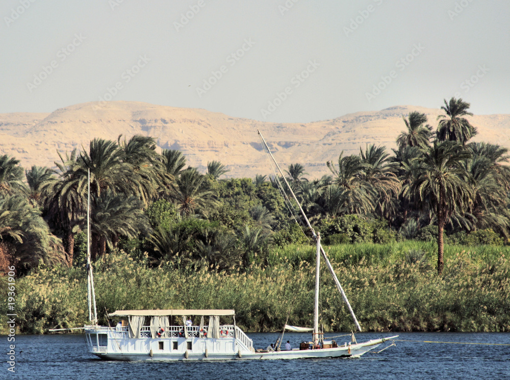 Fotografie Egyptian sailing boat
