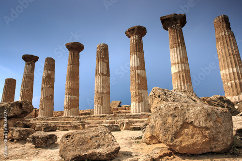 temple romain à Agrigento