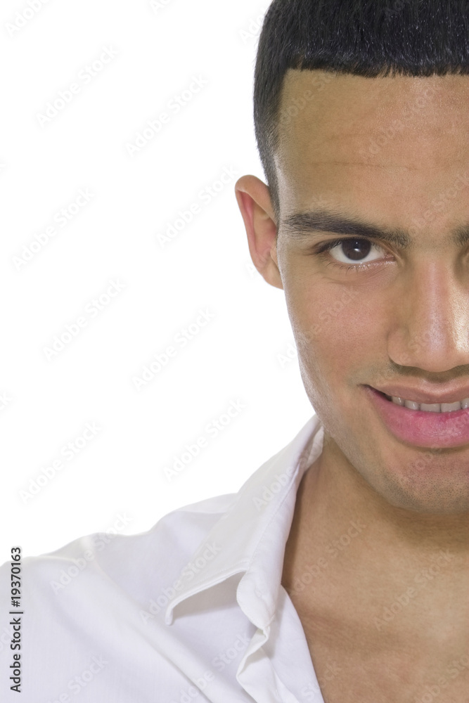 Obraz premium Gesichtshälfte