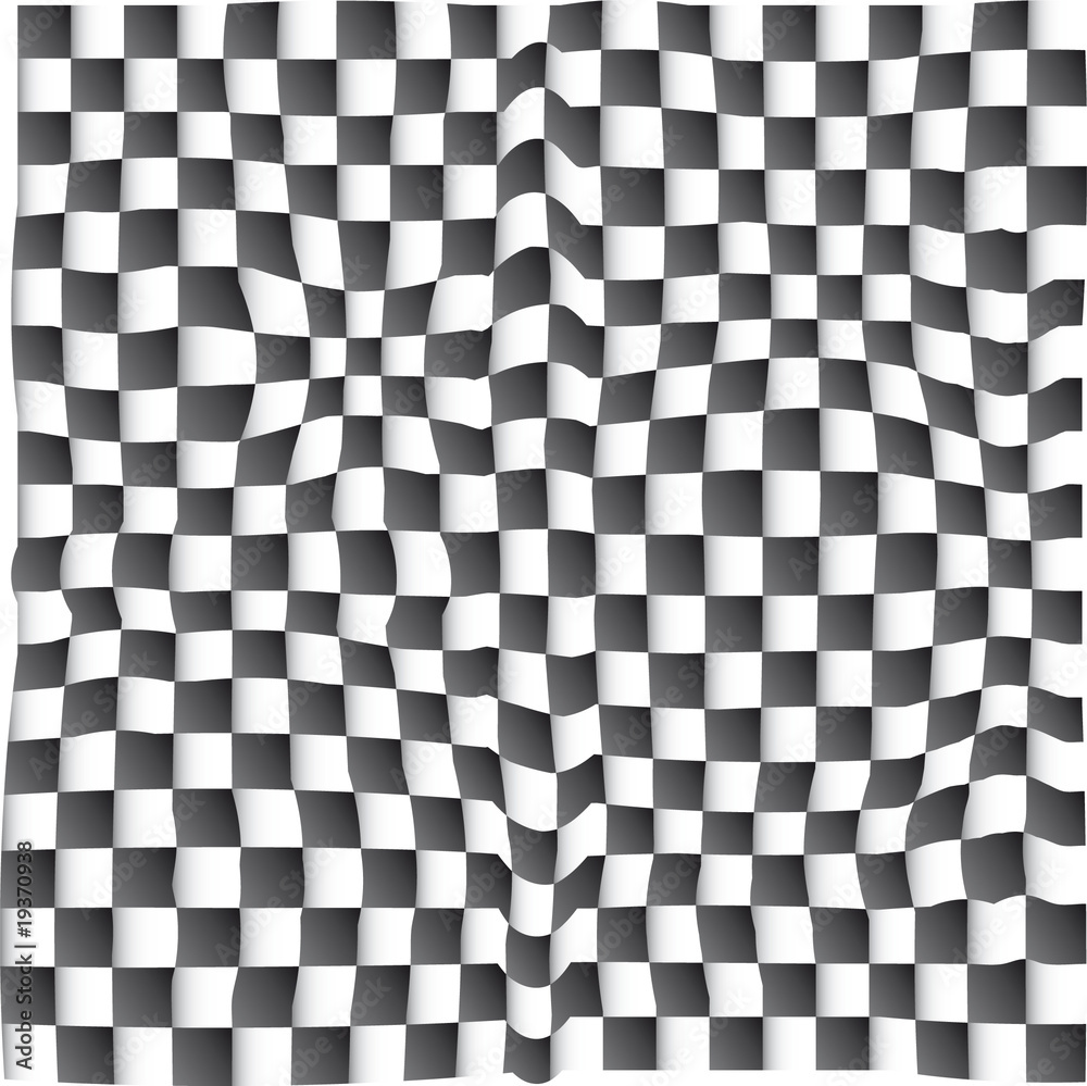 Fototapeta premium visual effect with chess board