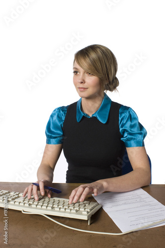 Canvas Print Typist