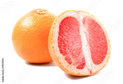grapefruit with half
