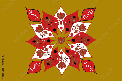 India Gold Pattern