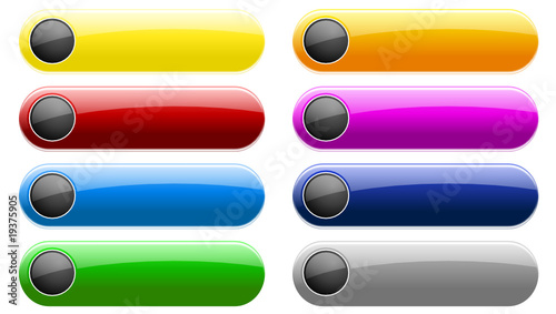 Button Webdesign bunt