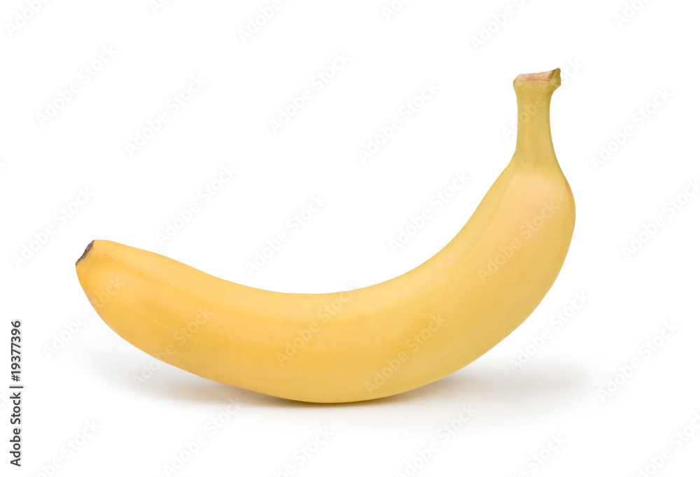 Two ripe banana on white background Two ripe banana on white background