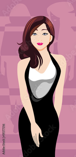 Fashion Girl Illustration