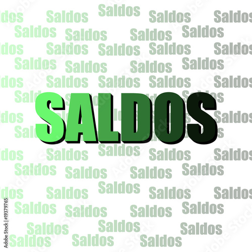 Saldos Verde Degrade
