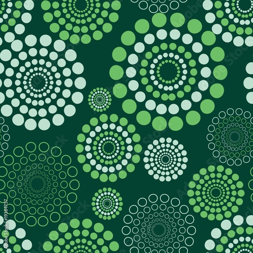 Seamless vector texture with circles
