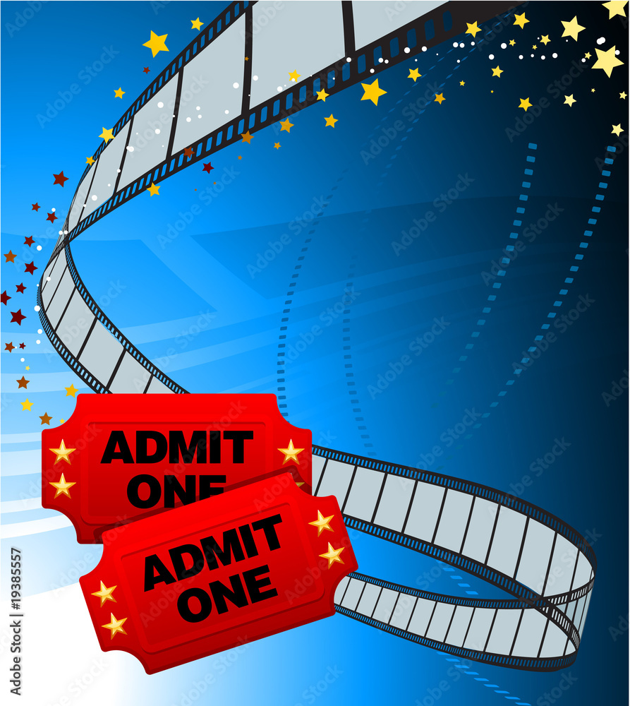 Admission Tickets with Film Strip