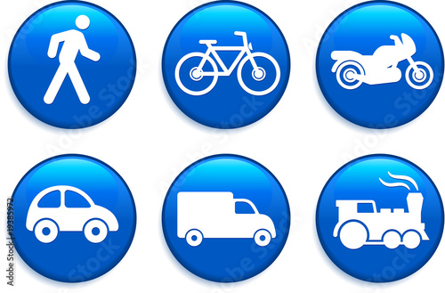 Transportation Buttons © iconspro