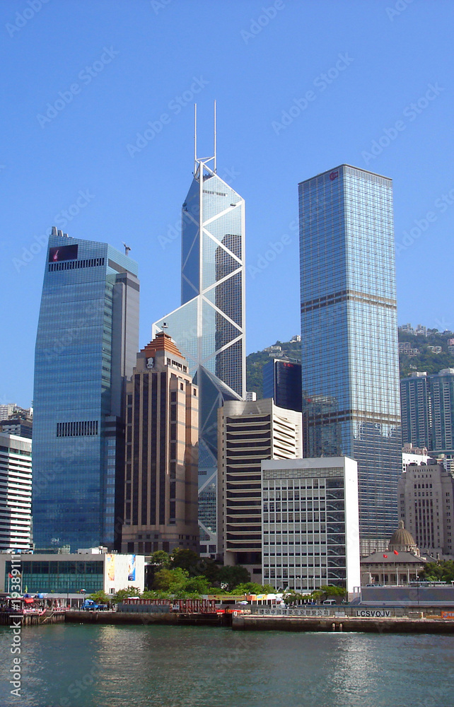 Obraz premium Panoramę Hongkongu