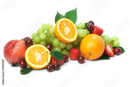 Still-life of fresh fruit