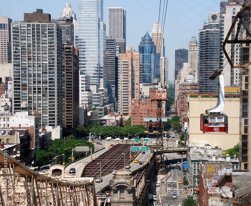 Fototapeta premium Téléphérique de New York
