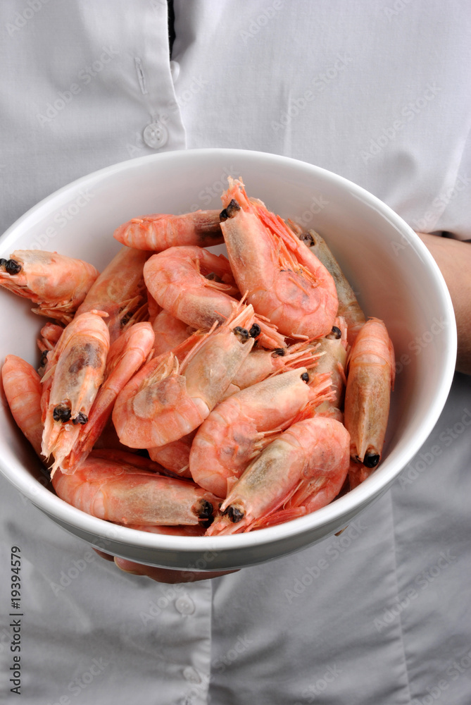some fresh organic prawns ready to prepare some fresh organic prawns ready to prepare